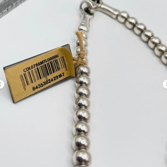 NWT Uno De 50 Jellyfish Long Statement Beaded Necklace Tassel BOLO Silver Plated - Picture 10 of 16